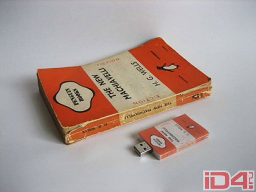 Флэшка-книга американского дизайнера Ричарда Шеда (Richard Shed)