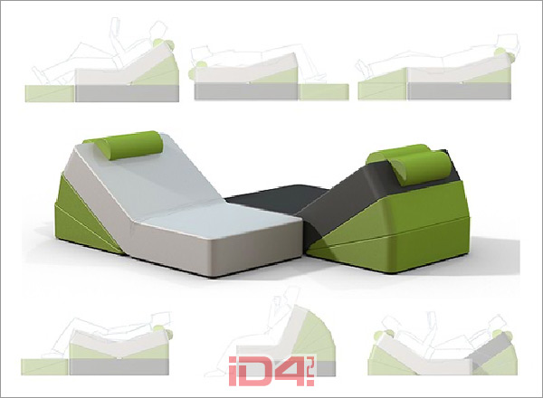 Проект кровати Creative Wedge ирландской студии Brightside Design Проект кровати Creative Wedge ирландской студии Brightside Design