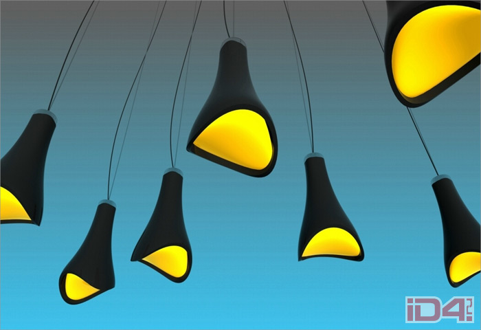 Подвесной светильник Trunk lamp российского дизайнера Дмитрия Логинова