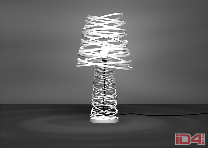 Настольная лампа Curl my light российского дизайнера Дмитрия Логинова