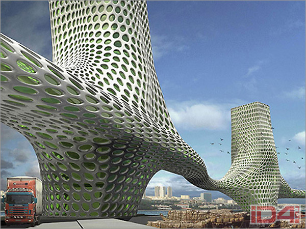 «Три грации» — проект голландского архитектора Ларса Спёйбрука (Lars Spuybroek) и архитектурного бюро NOX для эмирата Дубаи