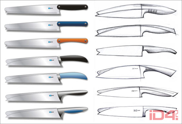 Безопасные ножи New Point, предложенные английским дизайнером Джоном Корноком (John Cornock)