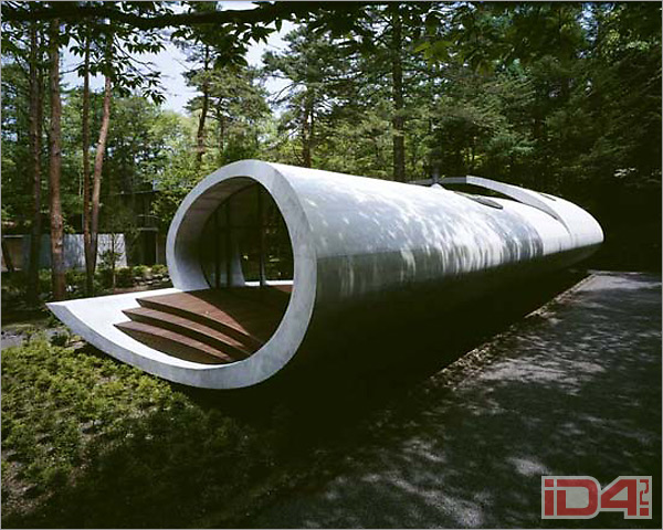 Частная вилла Shell японского архитектора Котаро Иде (Kotaro Ide) и архитектурного бюро ARTechnic