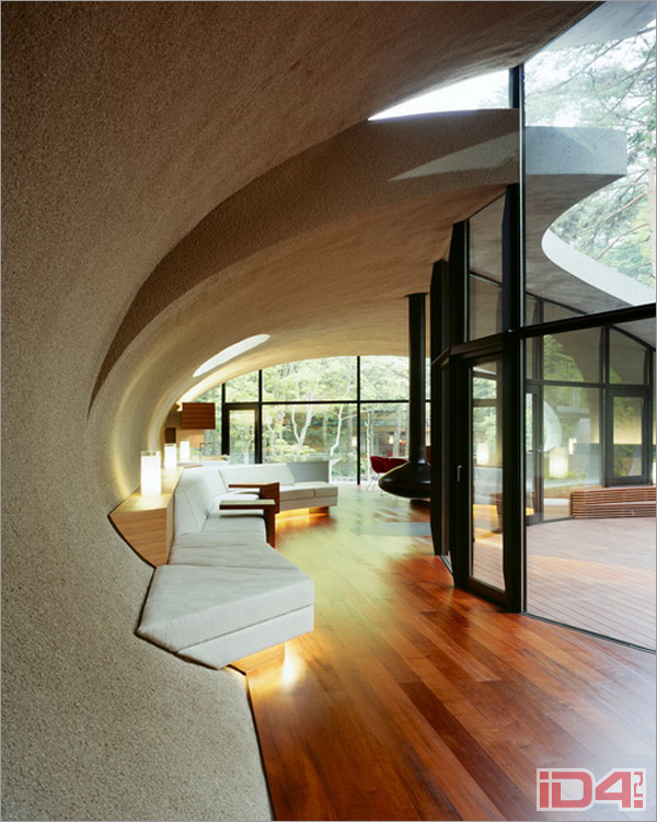Частная вилла Shell японского архитектора Котаро Иде (Kotaro Ide) и архитектурного бюро ARTechnic