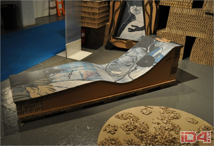 Проект интерьера и набора мебели из картона Paperboard Innovation итальянских дизайнеров Алессандро Антоньяцци (Alessandro Antoniazzi) и Вальтера Даванцо (Walter Davanzo) Проект интерьера и набора мебели из картона Paperboard Innovation итальянских дизайнеров Алессандро Антоньяцци (Alessandro Antoniazzi) и Вальтера Даванцо (Walter Davanzo)