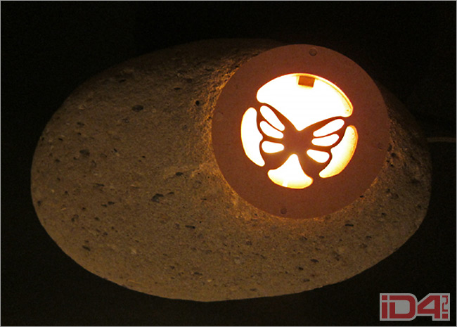 Светильники из натурального камня и дерева японского дуэта Shibaya (Ясумаса Шиба, Yasumasa Shiba и Джунко, Junko)